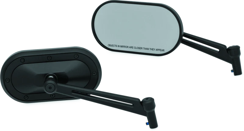 Kuryakyn Heavy Industry Mirrors Black For Harley-davidso<wbr/>n &
