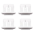 White Plastic Stop Clip for GE Dishwasher