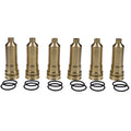 6x Injector Sleeve 8-97606661-0 8980184620 For Isuzu Engine 6hk1
