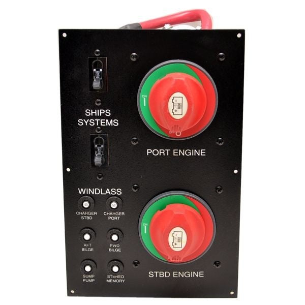 Boat Breaker Panel | Battery Selector Switches 7 5/8 x 12 InchOpens in