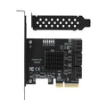 6 Port Pci-e Expansion Card Board Adapter Pci-e X4x8x16 6g Sata3.0