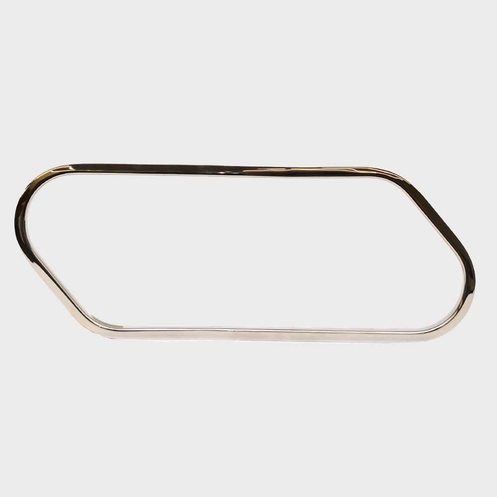 Bomar Boat Trim Ring V2312500 | Mirrored Stainless 18 3/4 x 7 1/4 Inch