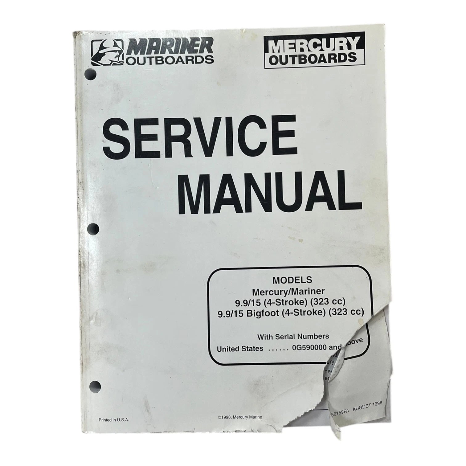 Mercury/marine<wbr/>r 90-856159r1, Service Manual | Hook & Hull Co