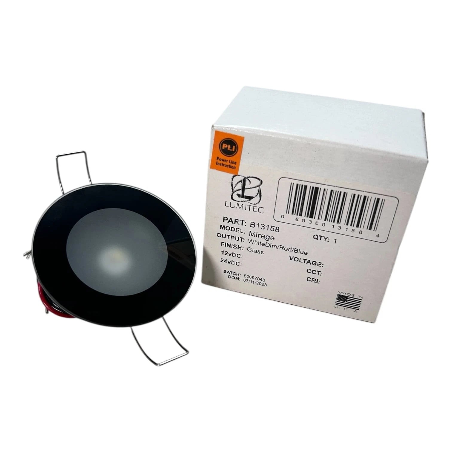 Lumitec B13158, Mirage Multi Color Flush Mount | Hook & Hull Co