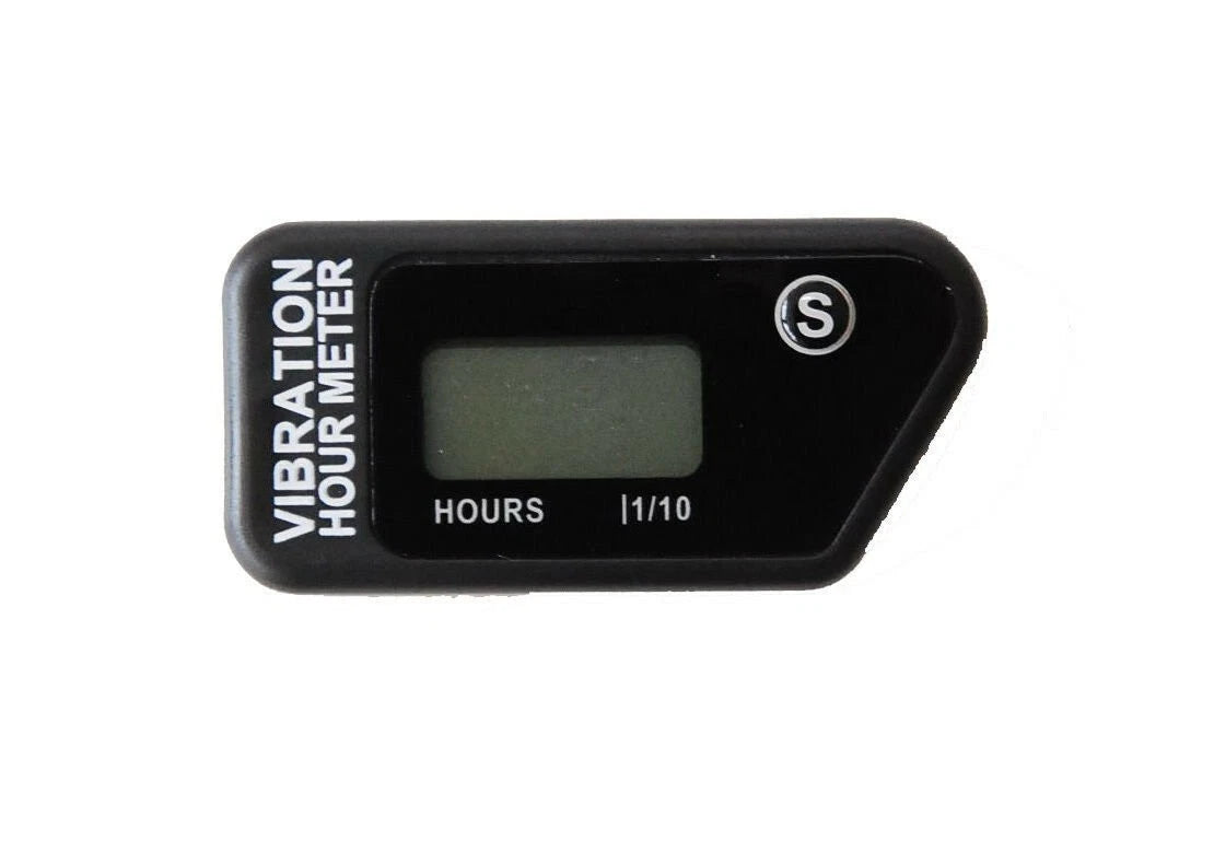 Rfx Hour Meter Wireless Black For Offroad Vehicles 20000 Hour Service