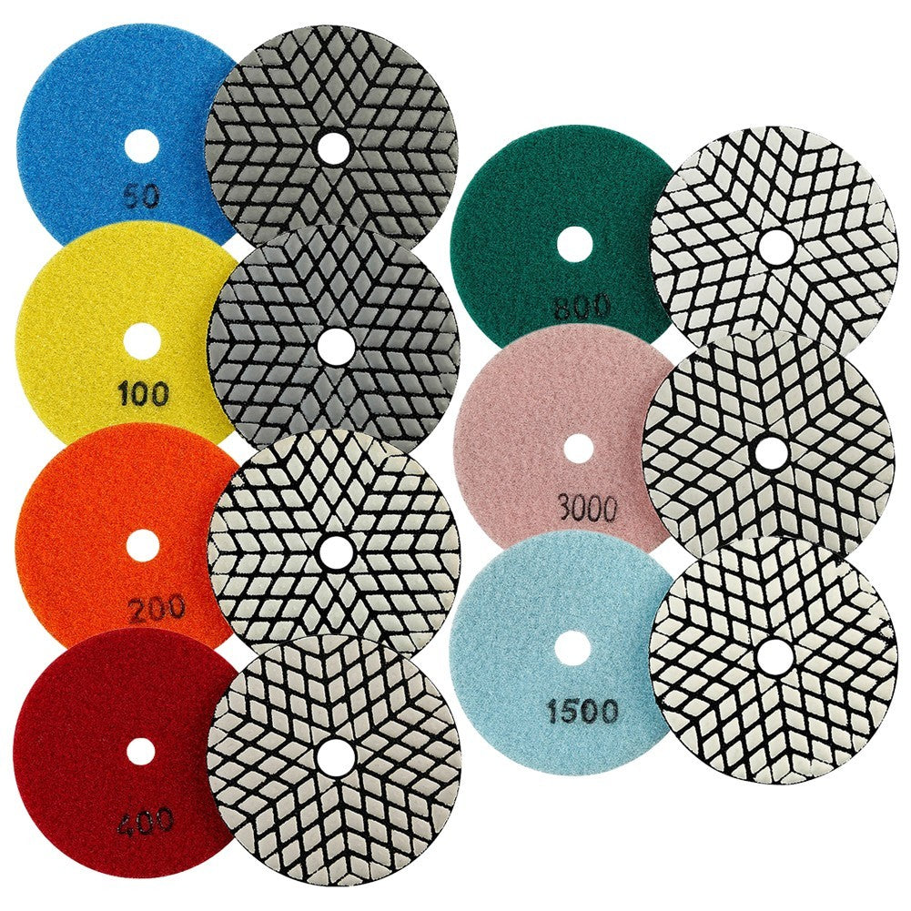 4 Inch Dry Polishing Pads for Stone Surfaces