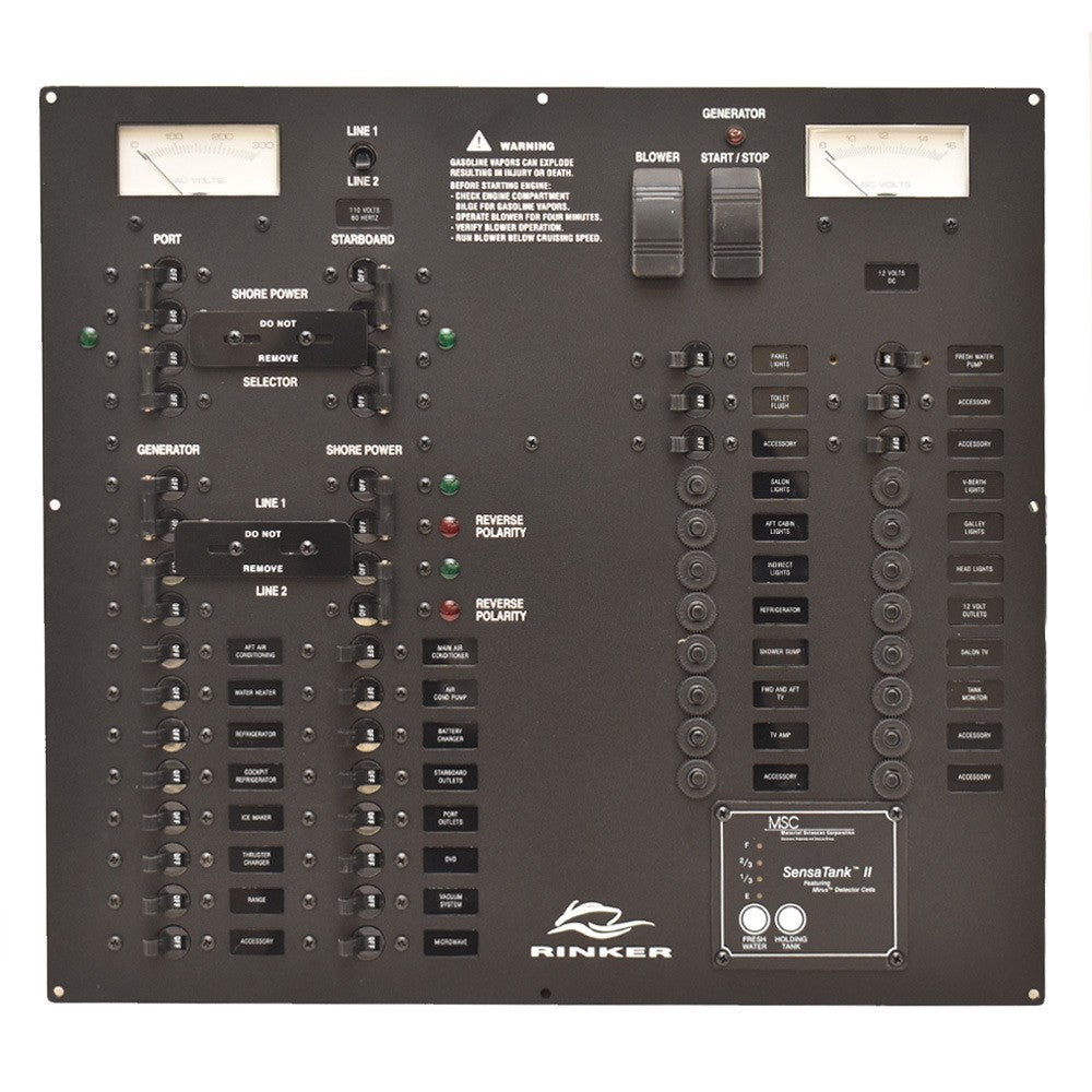 Rinker Main Breaker Panel Black Aluminum by Rinker