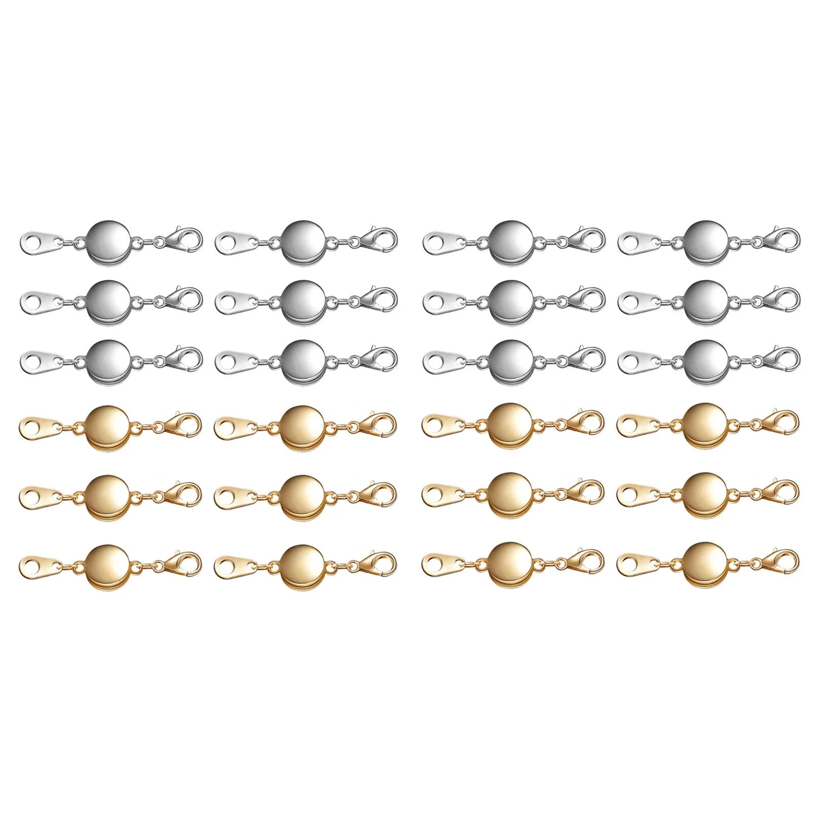 Set Magnetic Extension Chain Jewelry Clasp For Necklace Bracelets