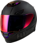 Fly Racing Sentinel Recon Helmet X-small Matte Black Charcoal Chrome