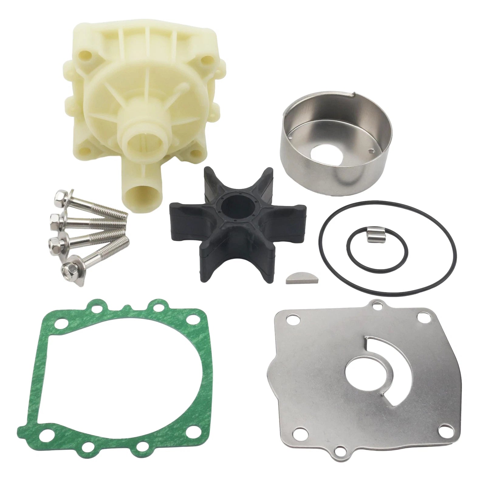 Water Pump Impeller Repair Kit Fits Yamaha Outboard 6g5-w0078-00