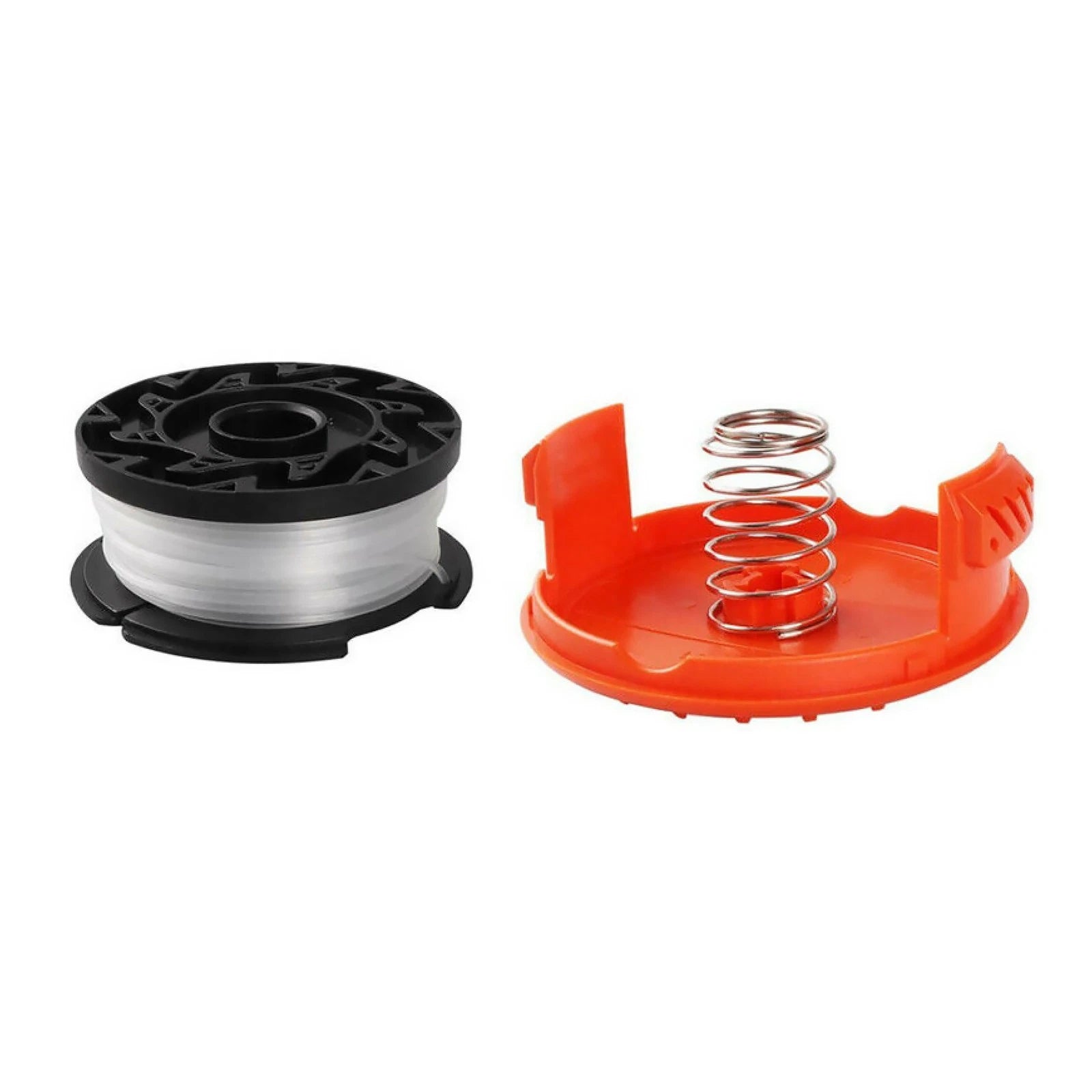 Spool Line+cap+spool Spring For Black & Decker Spare String Trimmer