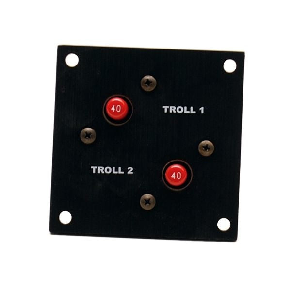 Trolling Motor Breaker Panel 40 Amp 3 3/4 Inch