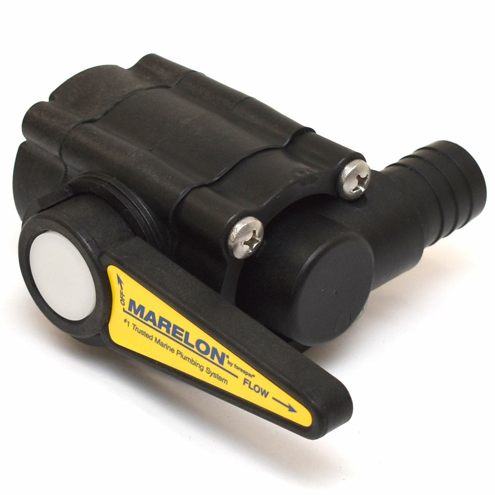 Marelon Boat Seacock Valve 163335 1 Inch Barbed Hose by Marelon
