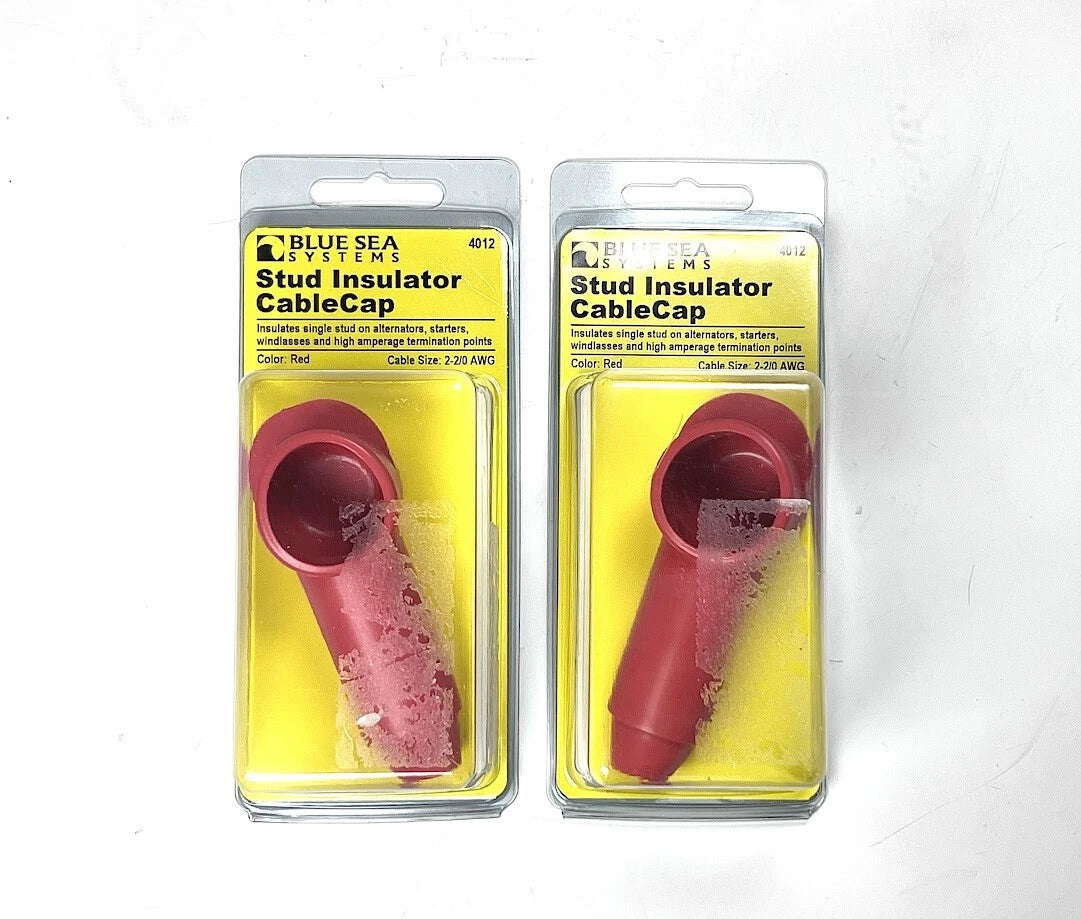 '-New- Blue Sea Systems 4012, Stud Insulator Cablecap, 2 - 2/0 Awg, 2