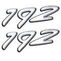 Rinker Boat Brand Decal 192 White / Gray Pair by Rinker