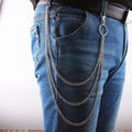 Multilayer Metal Pants Chain for Casual Use