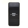 Carling Boat Rocker Switch Cover | Main AUX Black Lighted ActuatorOpen