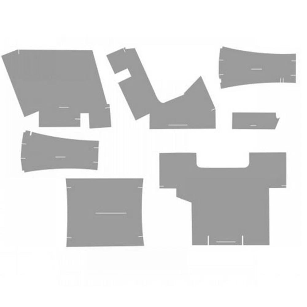 Ca942 Cab Kit, Berkshire Gray Vinyl Fits Case