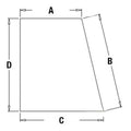 360046a1 Right Upper Door Glass Fits Case 580m 580sm 590sm Single