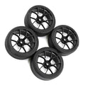 65mm Rc Car Tires & Wheel Hub For Tamiya Tt01 Tt02 Xv01 Hps Hpi 1/10