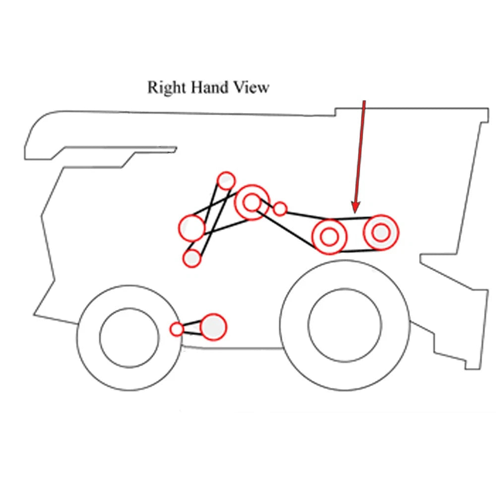 Am86596143 Belt - Feeder Drive, Variable Speed With Variator