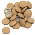 Boat Button Seat Snap Covers Tan 3/8 Inch Set of 25
