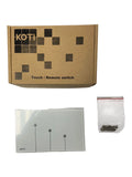 Koti 3 Gang White Light Switch Ac100 240V 50-60hz (New)