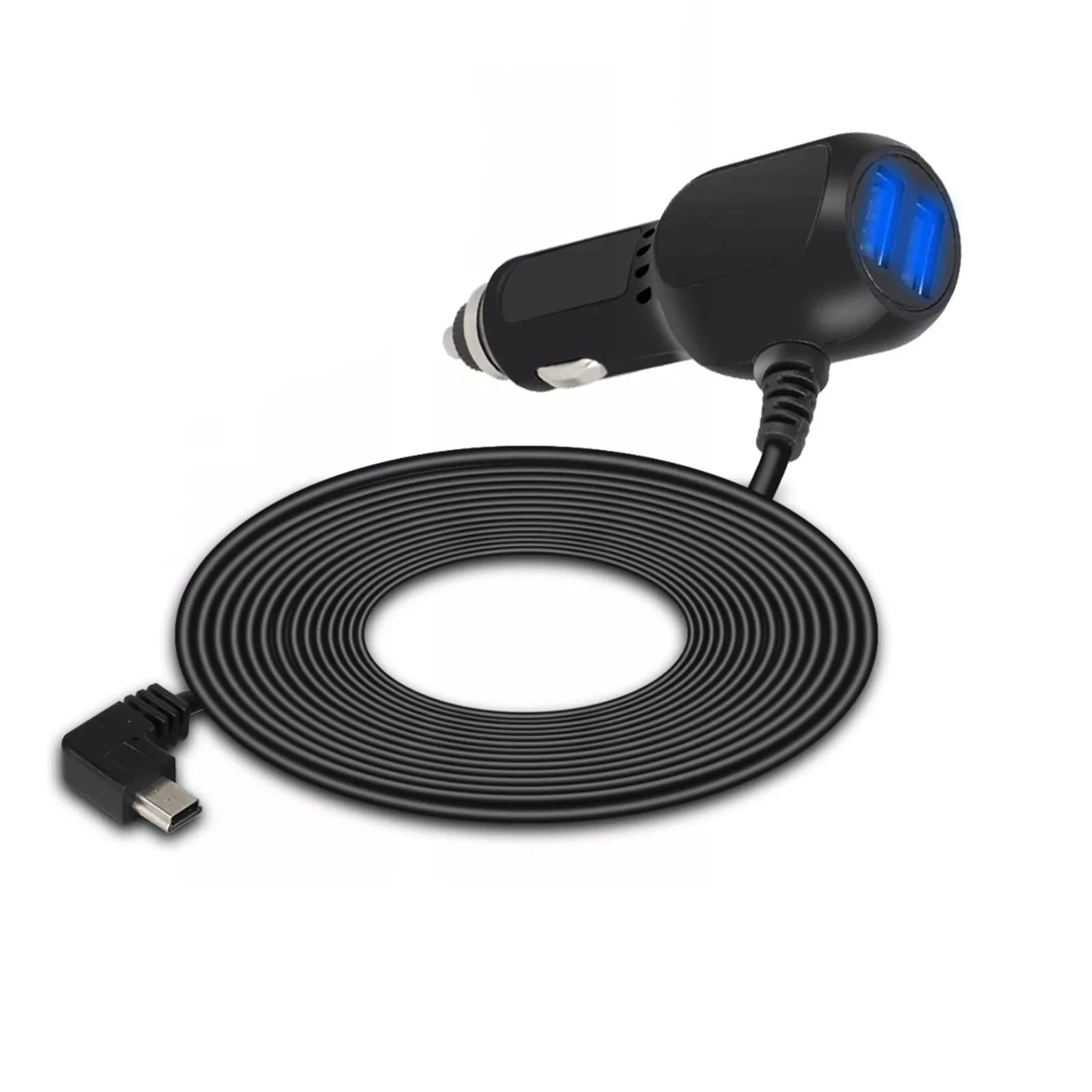 12V-24V Usb Dash Cam Car Charger Cable Power Cord Supply For Camera