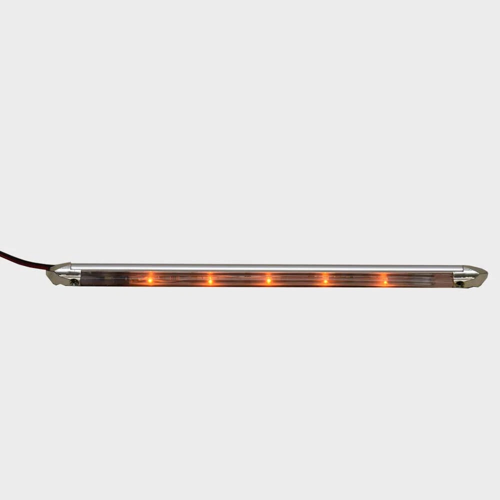 Premier Pontoon Boat Light Bar 7-1982 | Led Amber 12V 5/8 X 12 Inch