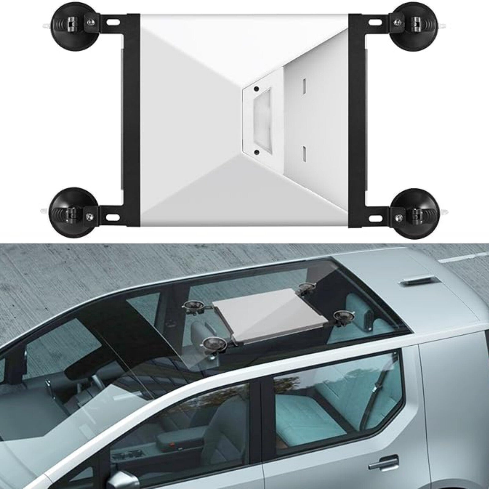 Starlink Mini Car Suction Cup Mount for Car Windows Sunroofs Carbon St