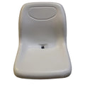 Grey Vinyl Waterproof High Back Seat Fits Gator Style Fits Mowers