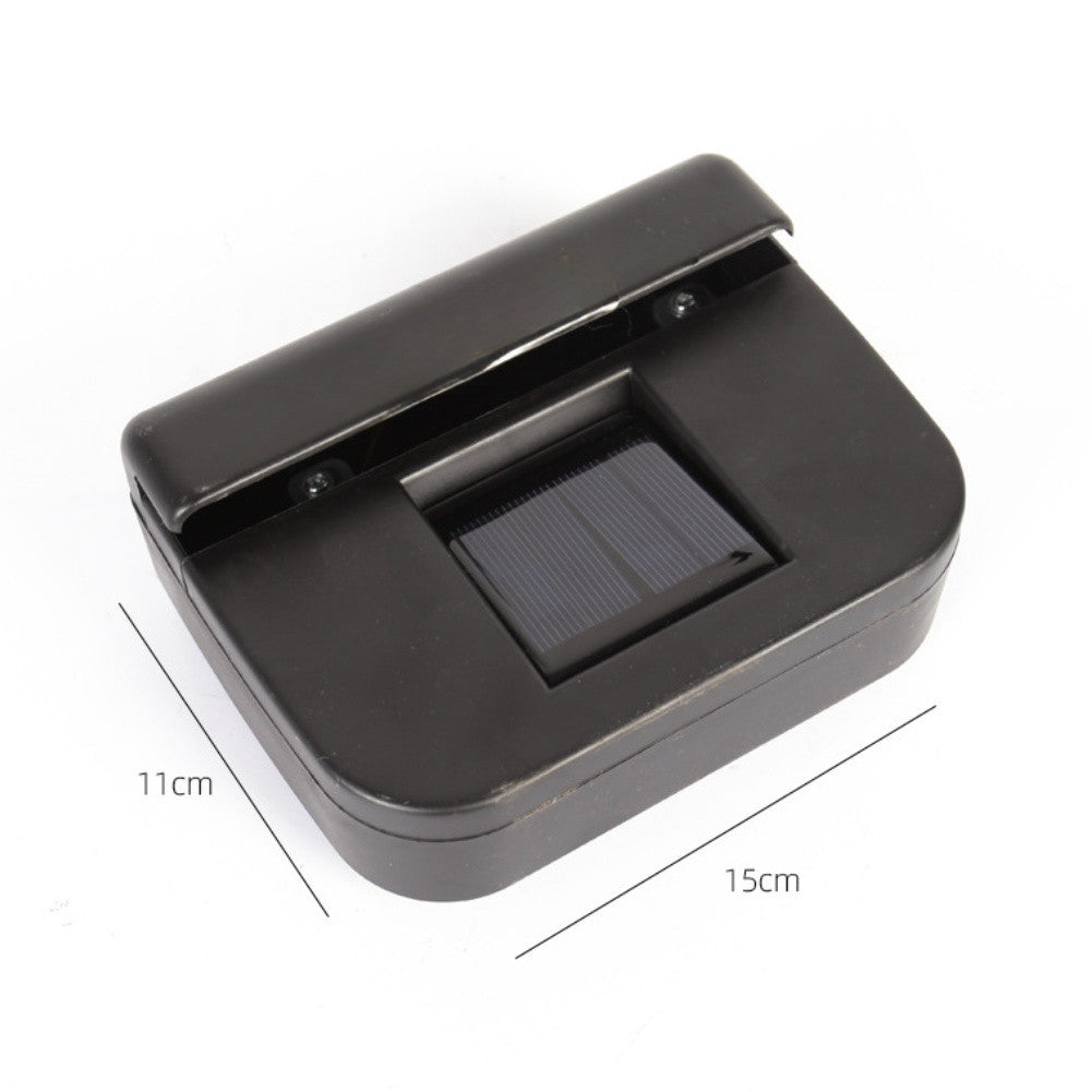 Solar Car Window Radiator Fan