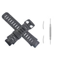 14cm-23.3cm Watch Band Soft Rubber Wrist Straps Replacement For