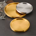Thickened Stainless Steel Round Tray 26cm
