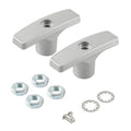 For 2 Aluminum Rv Drain Valve Handles Replacement For Waste Valve
