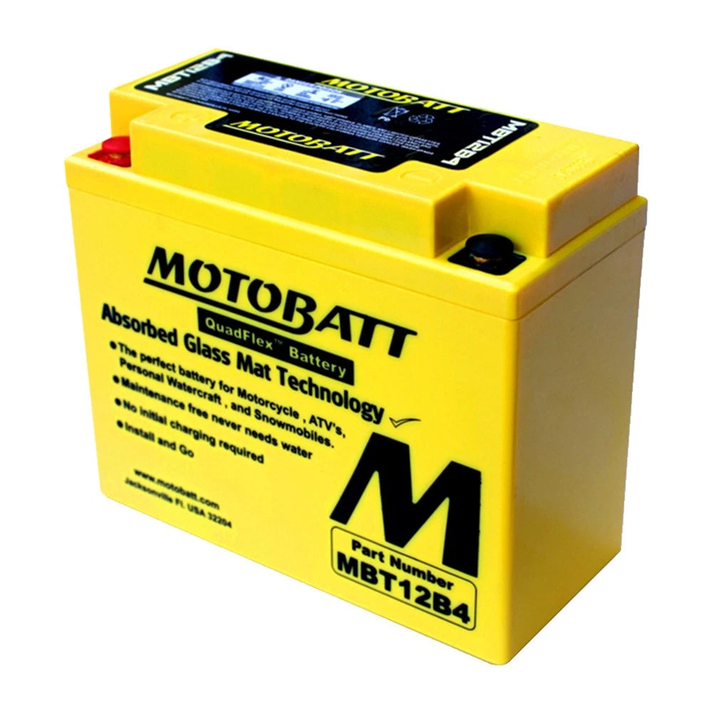 Fits Motobatt Battery Fits Various Makes Models Listed Below Yt12b4