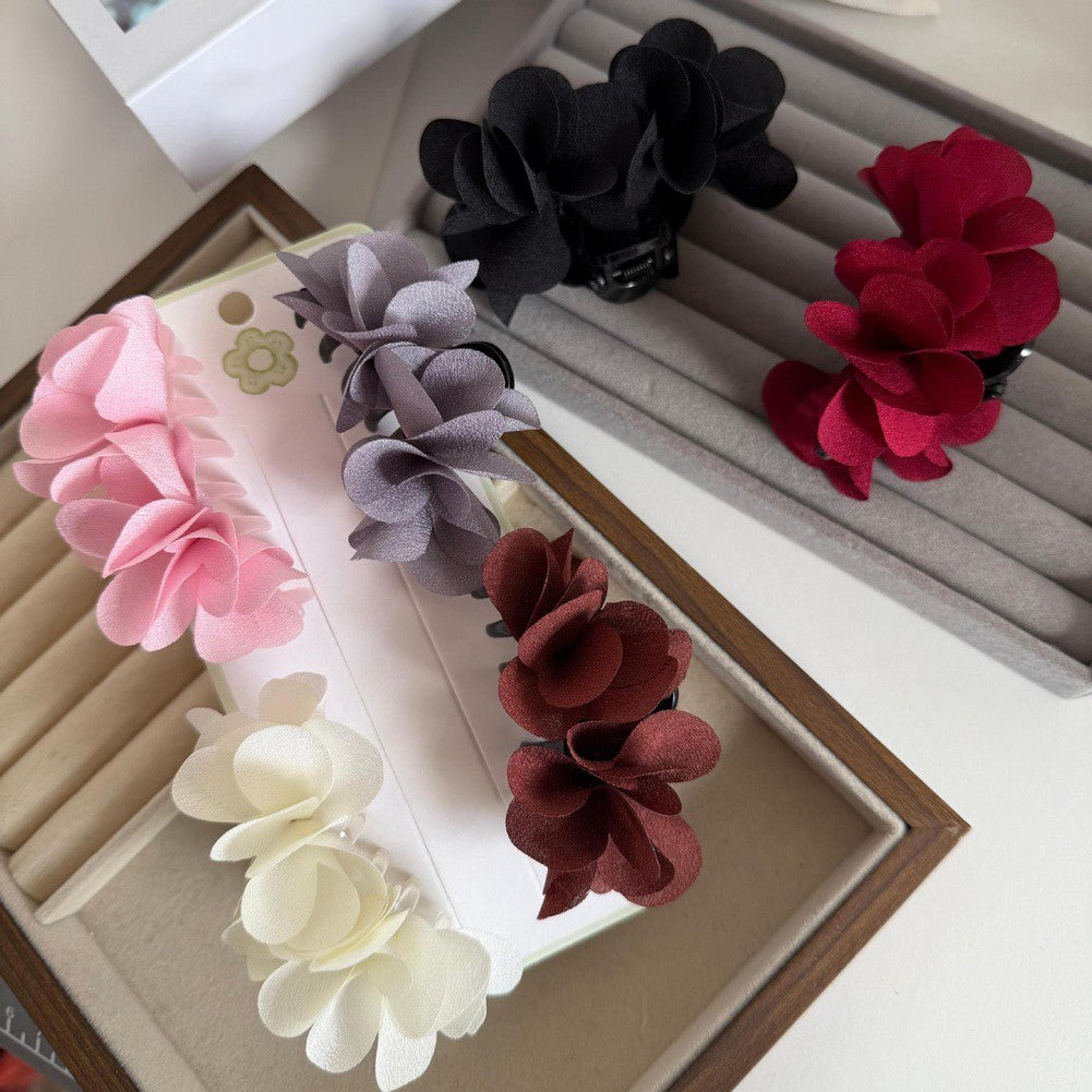 Floral Claw Clip for Half Up Style