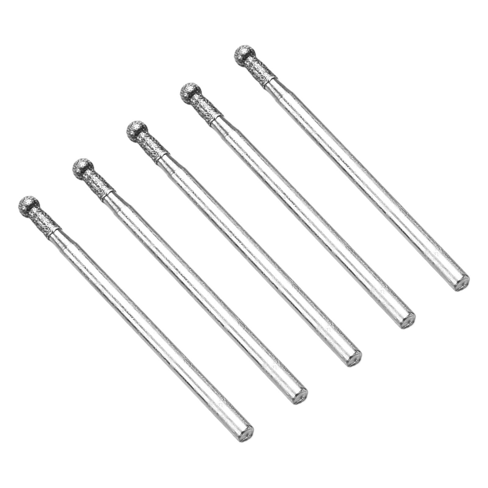 Round Burr Grinding Heads 0.5mm-8mm for Glass