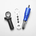 Pop Rivet Tool Electric Drill Rivet Gun Adapter 1/4 Hex 4 Sizes