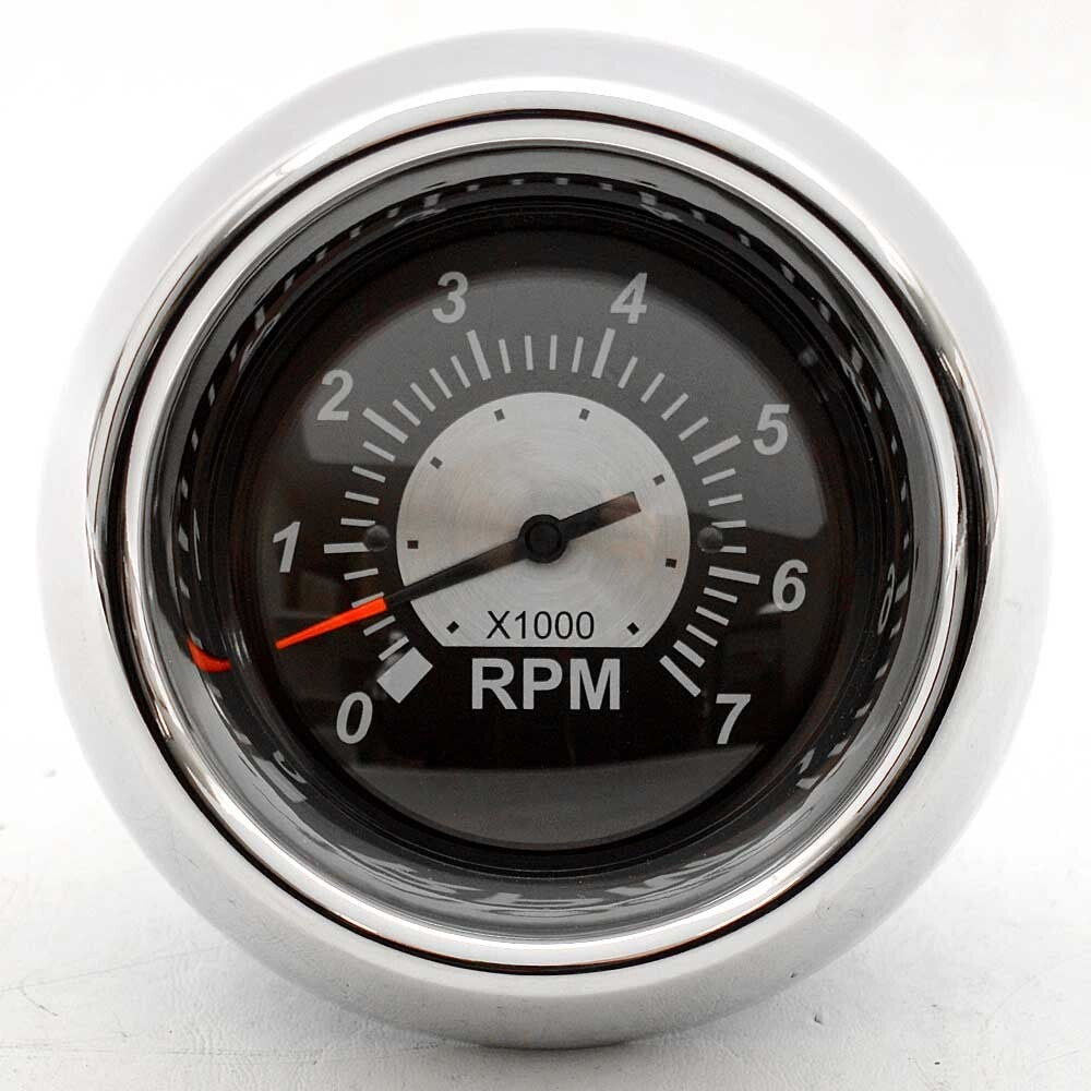 Tachometer Gauge Teleflex Boat Sterling Black 3 1/4 Inch by Teleflex