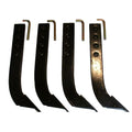 Box Blade Shanks Rippers Teeth Scrape Blade 4 Pack With Pins
