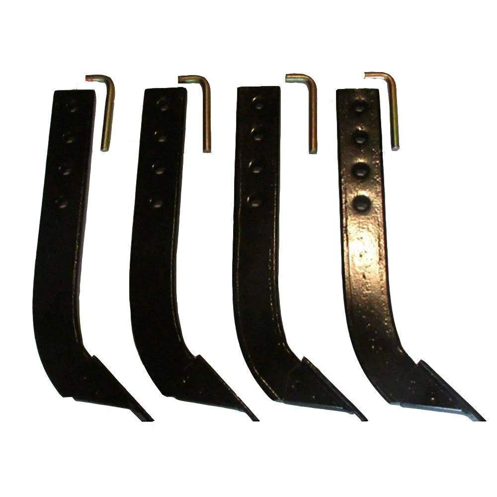 Box Blade Shanks Rippers Teeth Scrape Blade 4 Pack With Pins