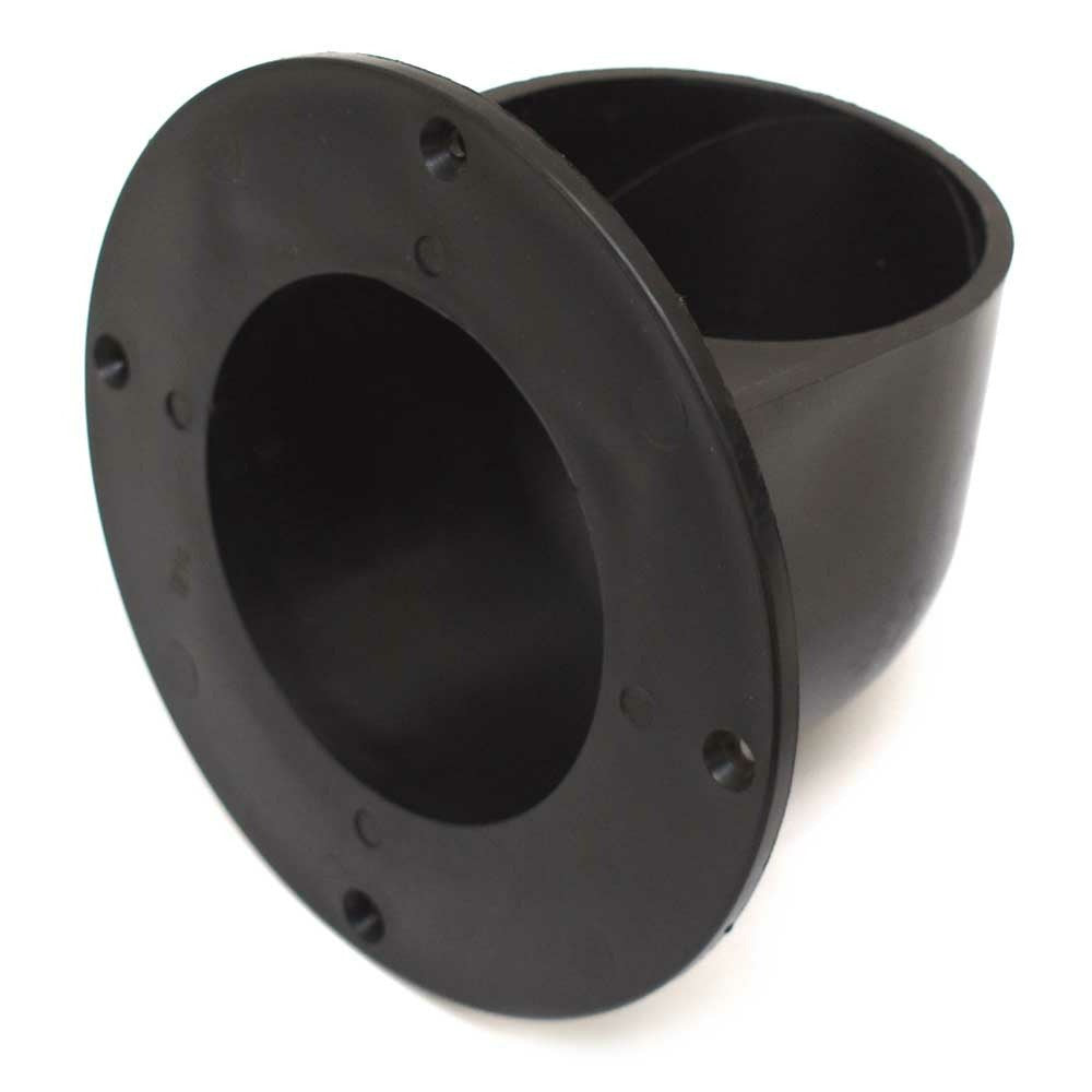 Marine East Boat Flanged Air Vent 6 x 6 Inch Black by Marine East
