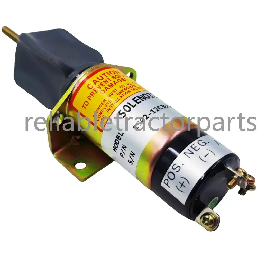 For Kubota Bobcat Engine 12V Shutdown Solenoid | Hook & Hull Co
