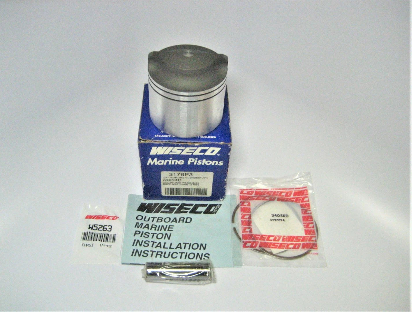 Wiseco 3176p3 74-78 Johnson Evinrude Omc Crossflow | Hook & Hull Co