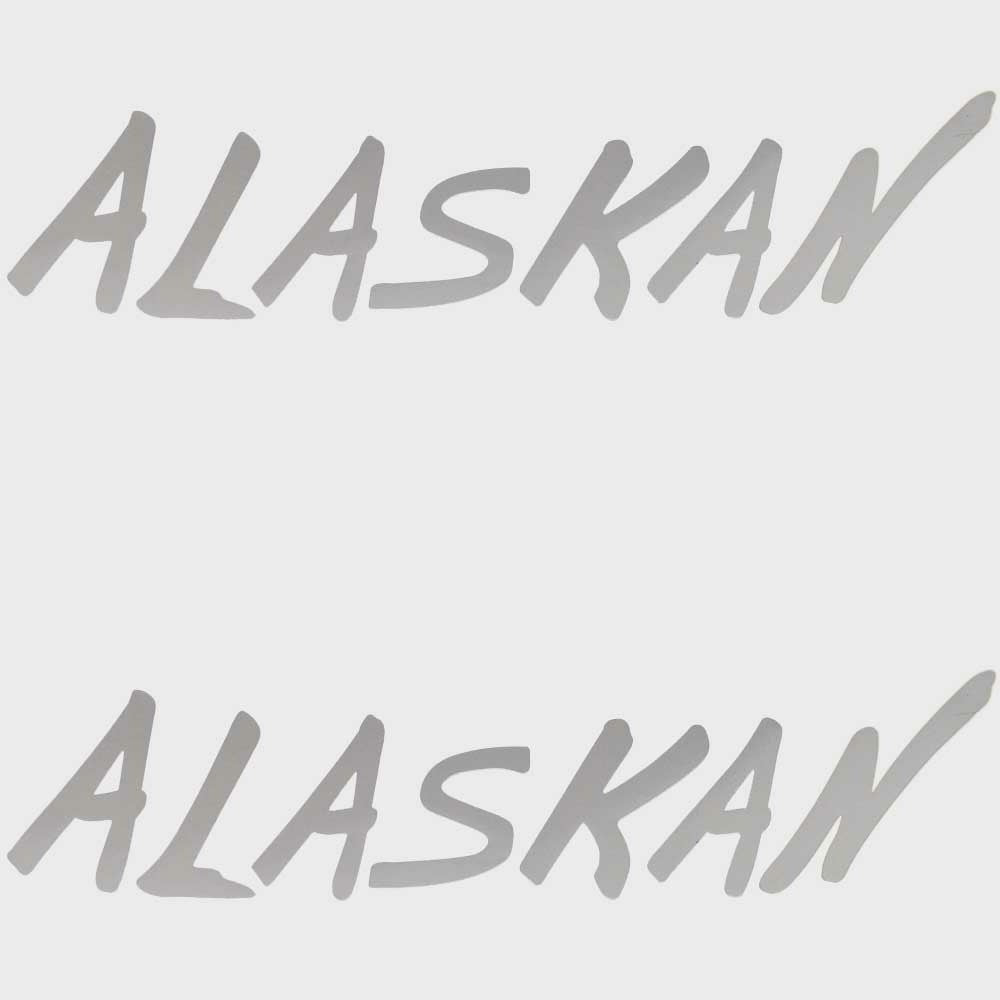 Lund Boat Decals | Alaskan Silver Logo Stickers (Pair)Opens in a new w