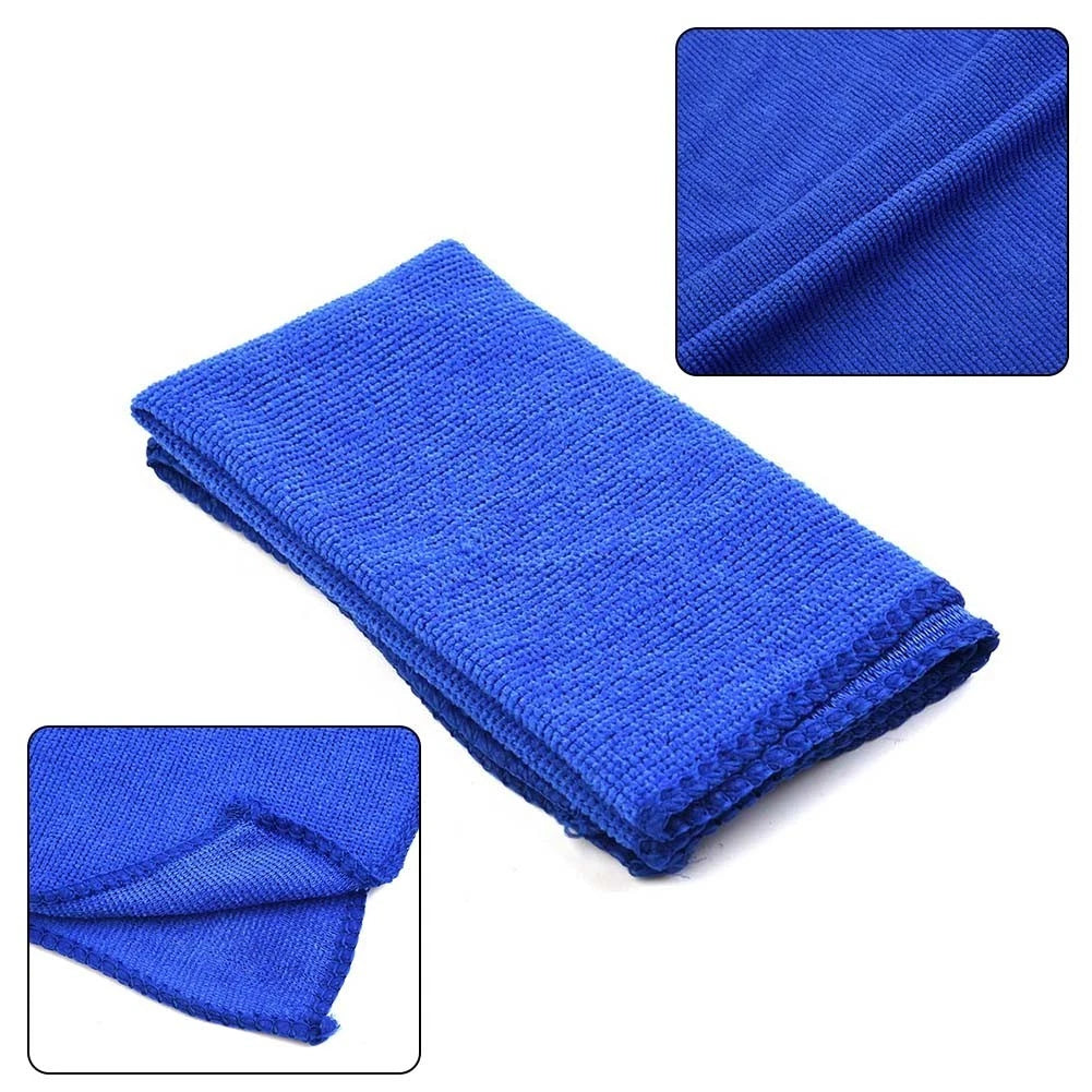 30x30cm Blue Microfiber Towel Kitchen Wash Car Home | Hook & Hull Co