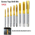 Coated HSS Straight Flute Tap Set M2 M5 M6 M8 M10