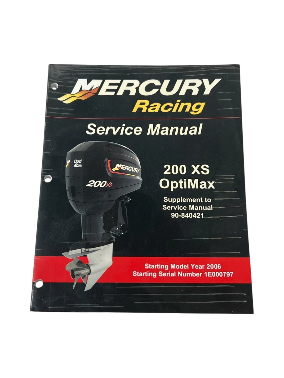 Mercury Racing 90-8m8020357, 200 Xs Optimax Supplement Service Manual