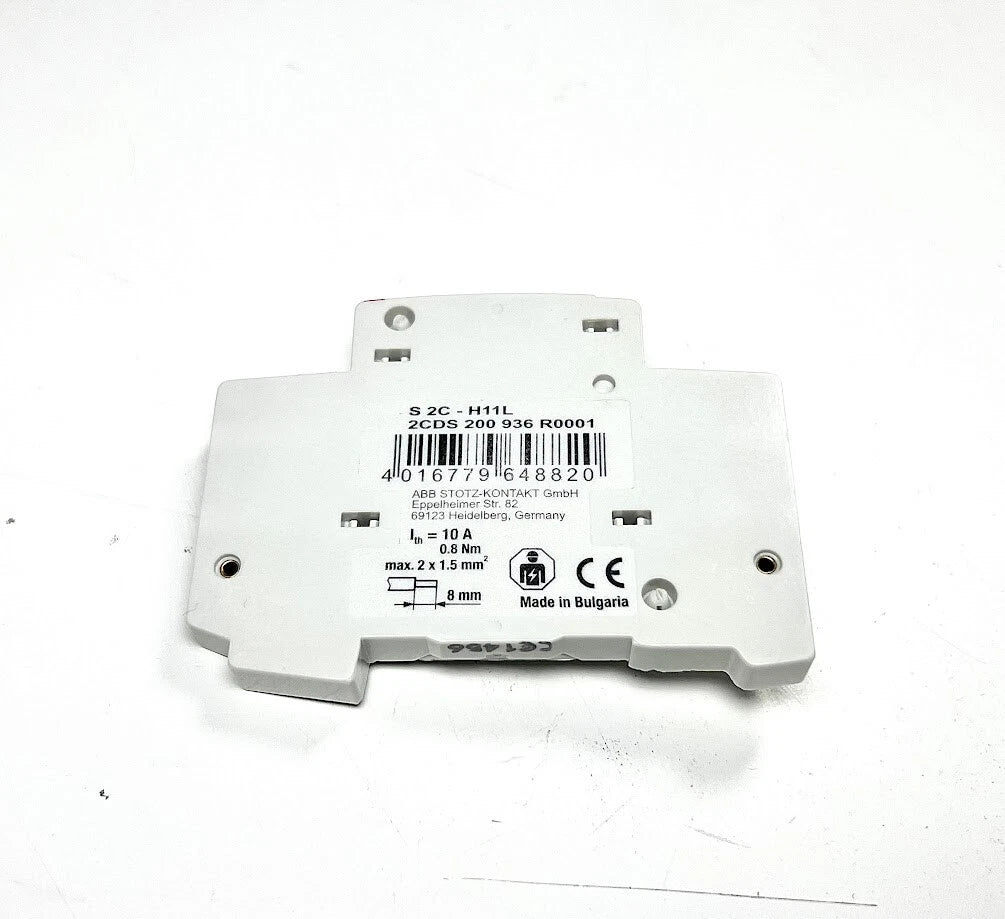 '-New- Abb S2c-h11l, Auxiliary Contact, Oem